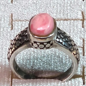Vintage Signed Charles Winston 925 Sterling Silver Ring Size 6.5