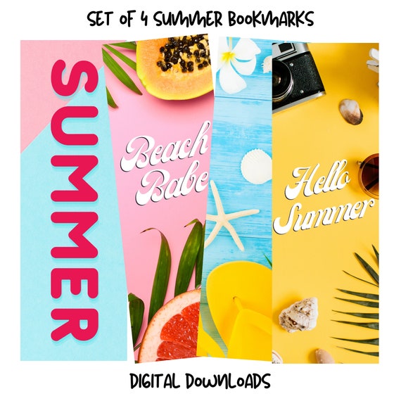 Summer Printable Bookmarks Summer Printable Bookmarks