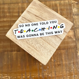 Teaching Sticker, Sticker For Teachers, Teacher Sticker, Teacher Gift, Teacher Gift Ideas, School Stickers, Teacher Appreciation Gift