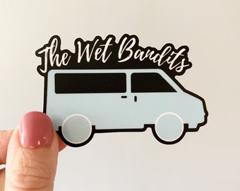Wet Bandits Van Sticker, Home Alone Christmas Movie, Waterproof Laptop Decal