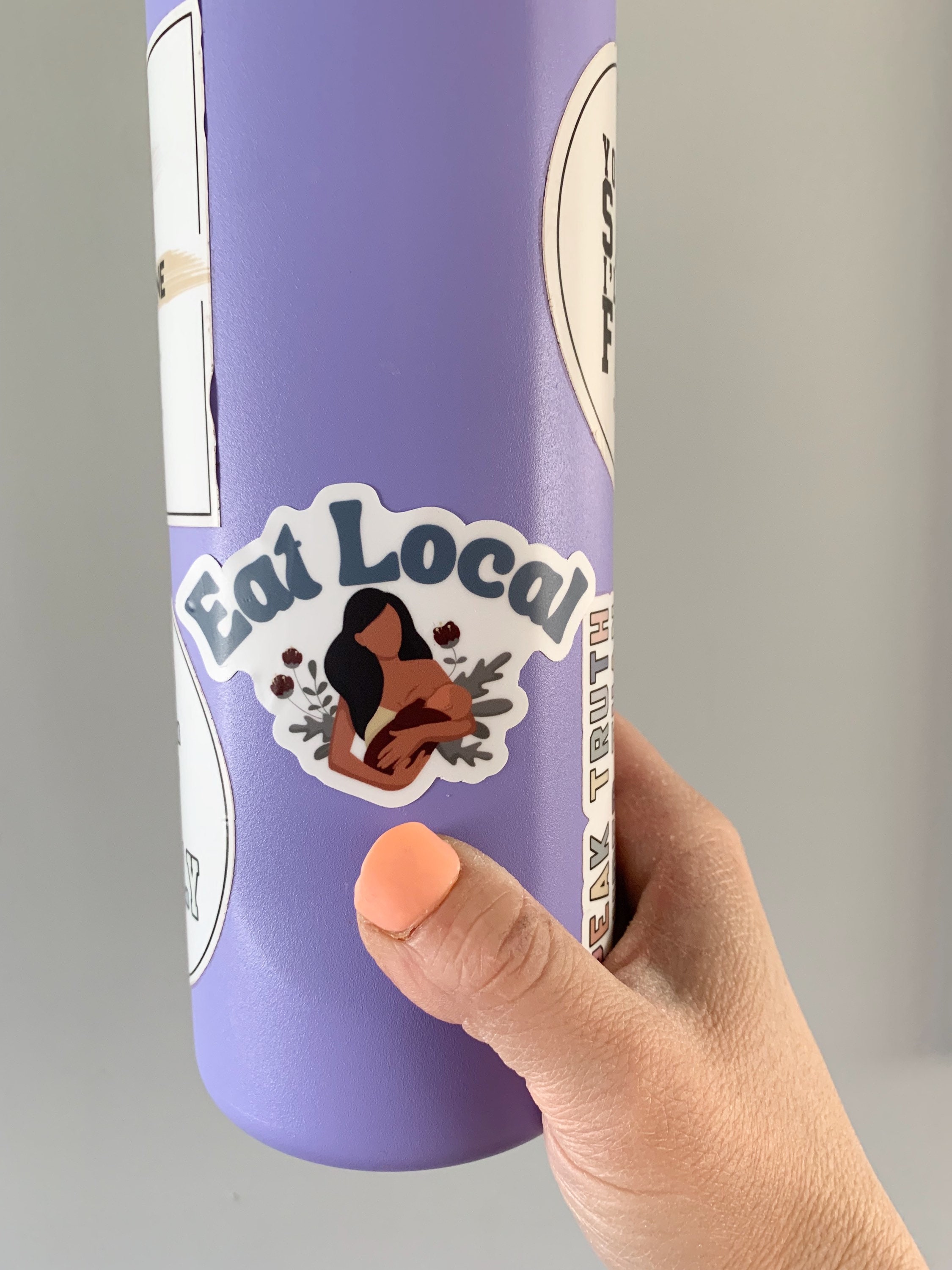 Eat Local Breastfeeding Sticker Breastfeeding Vinyl Sticker Etsy