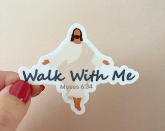 Walk With Me Sticker, 2026 LDS Youth Theme, Waterproof