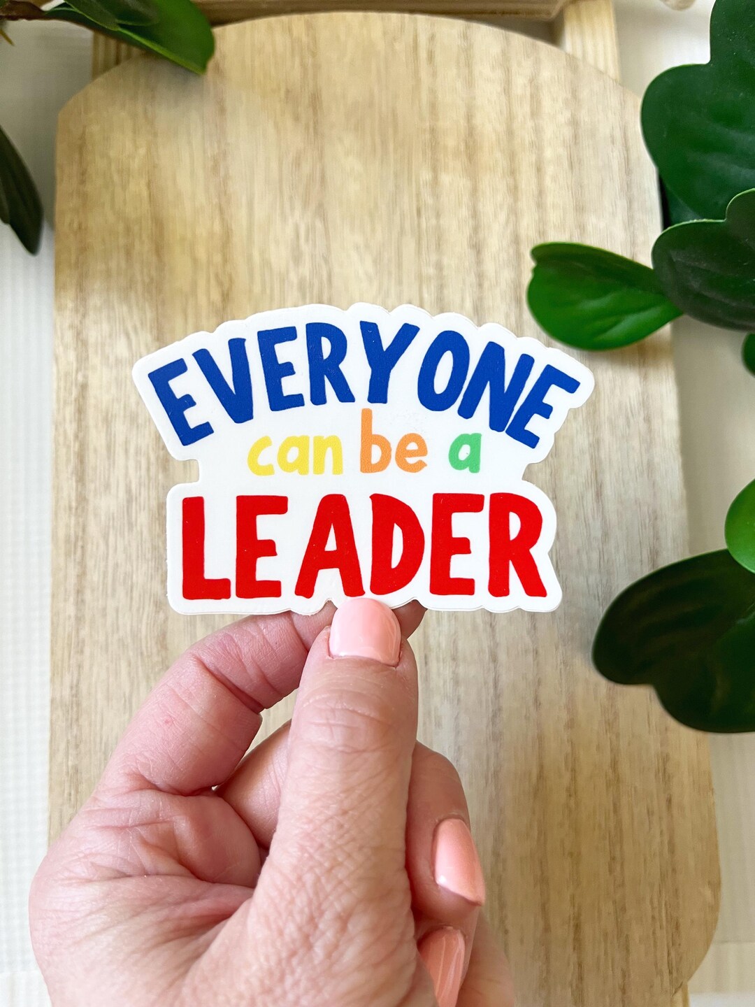 Current Leader Sticker Everyone Can Be a Leader Sticker, Waterproof - Etsy