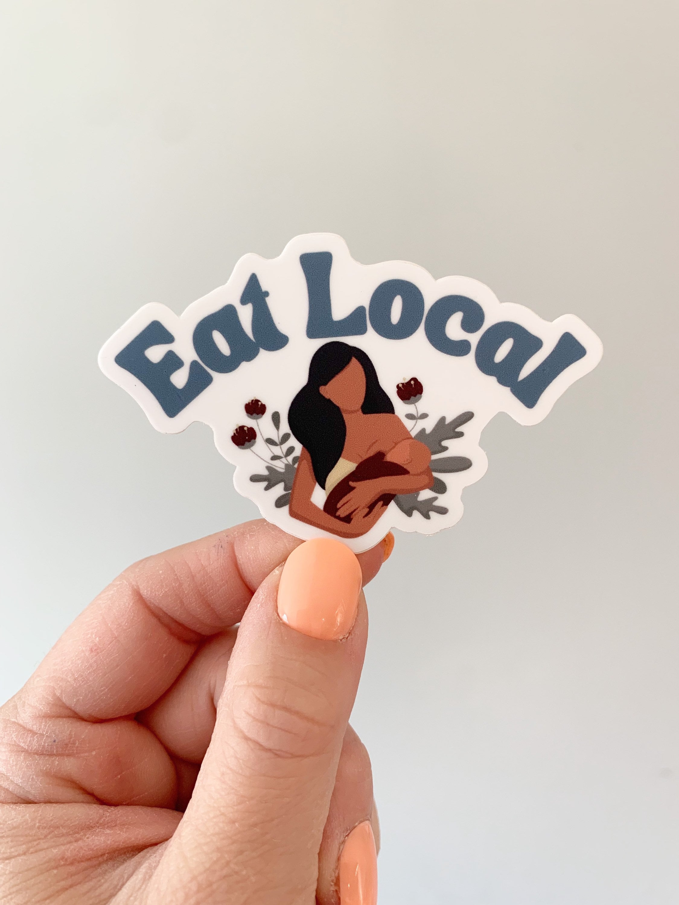 Eat Local Breastfeeding Sticker Breastfeeding Vinyl Sticker Etsy