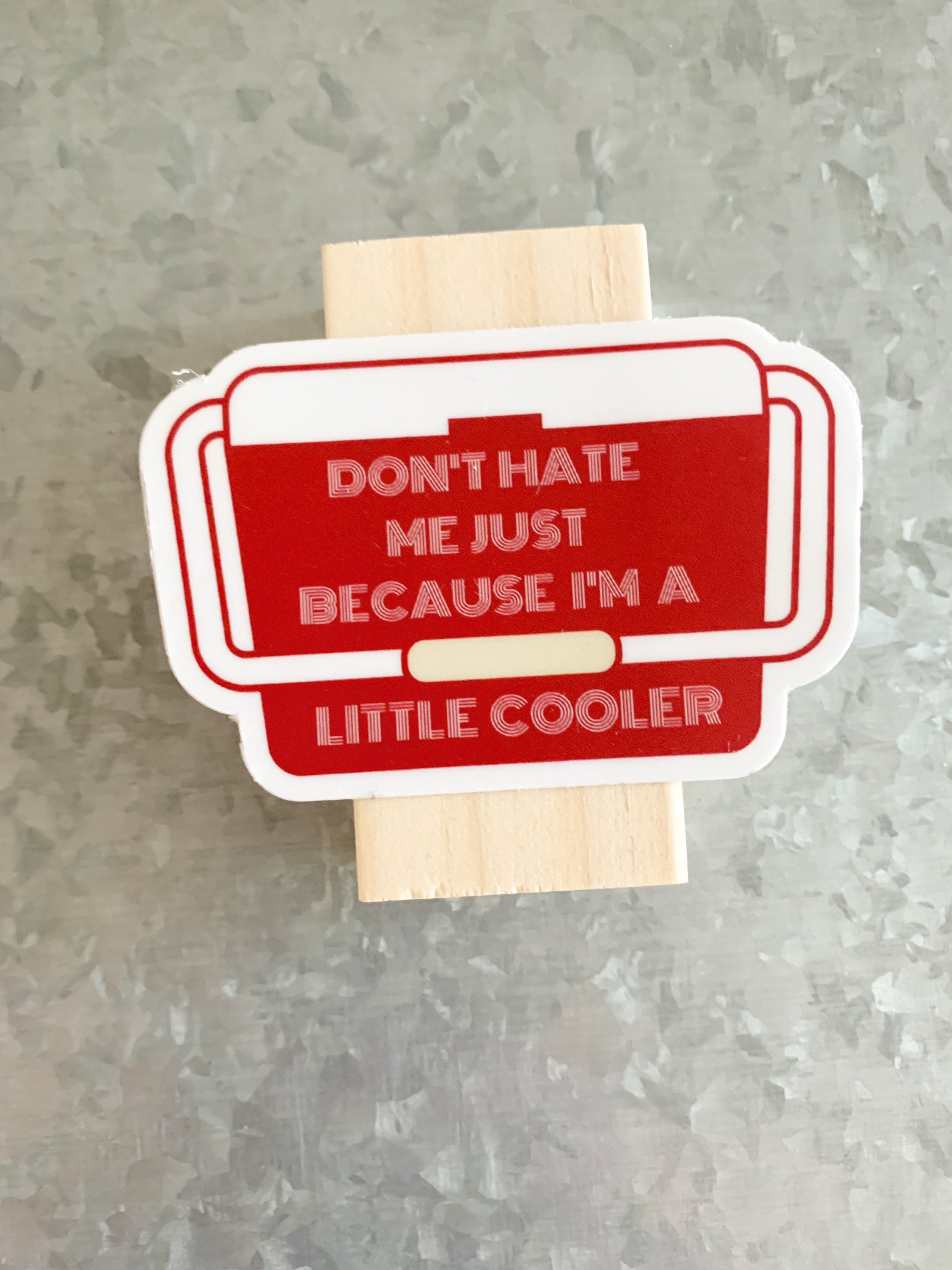 Little Cooler Sticker Funny Stickers Cooler Stickers Be Etsy