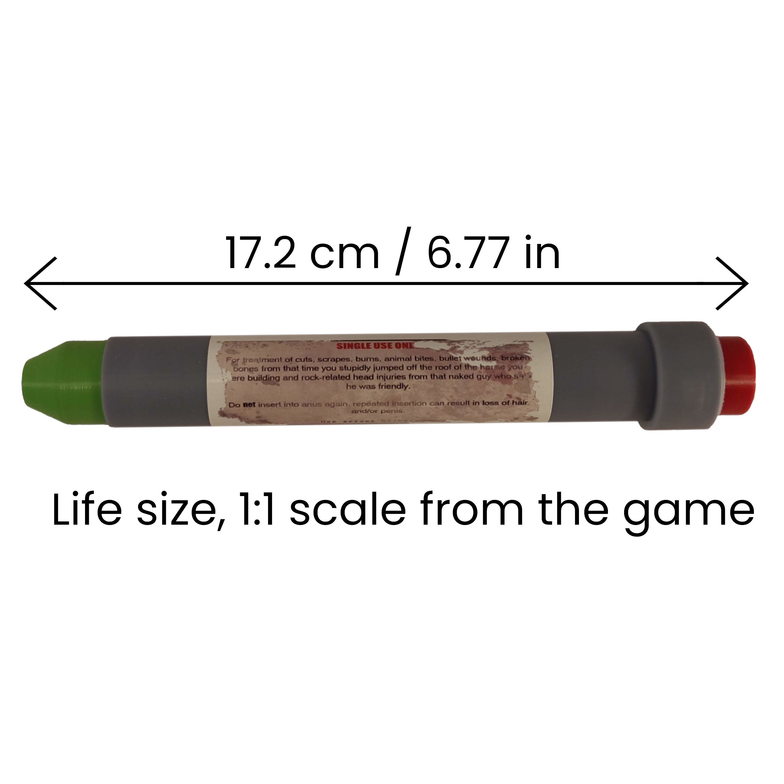 Rust Game Medical Syringe Ballpoint Clicker Pen Gift for Rust Player