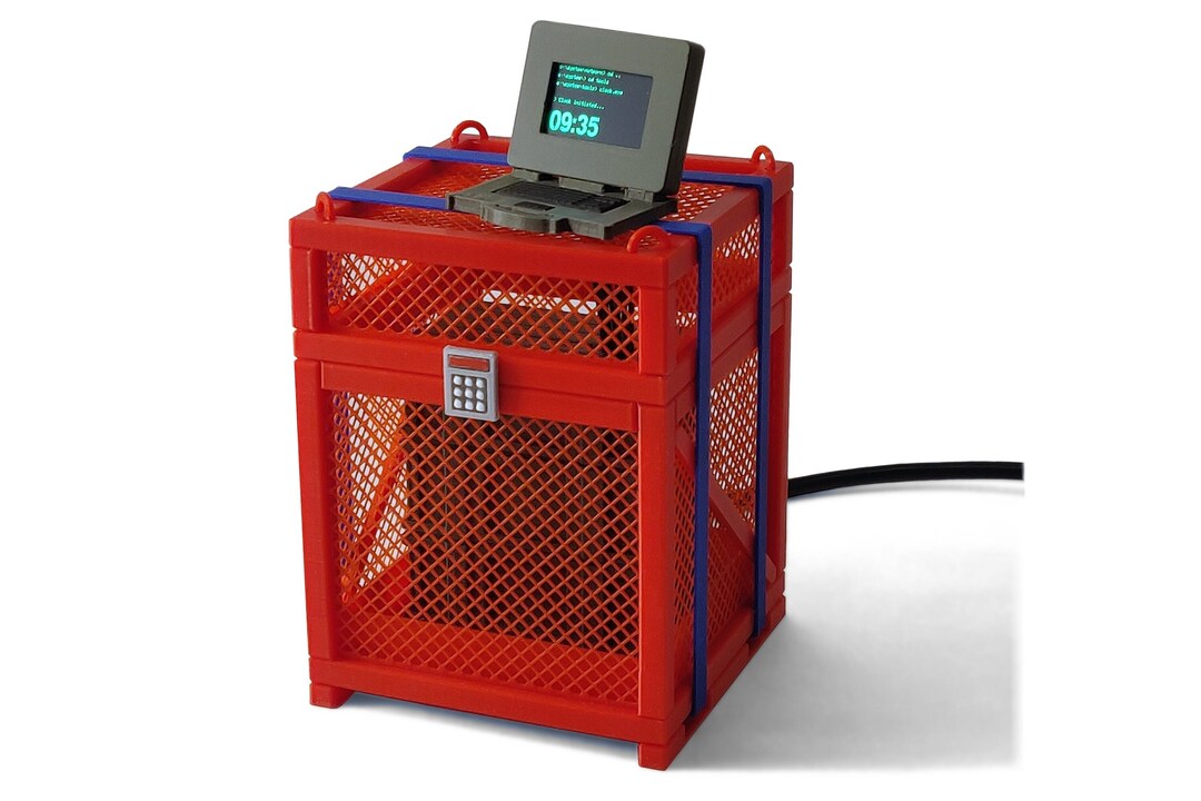 Rust Game Locked Crate Digital Clock Gift for Rust Player Rust Game