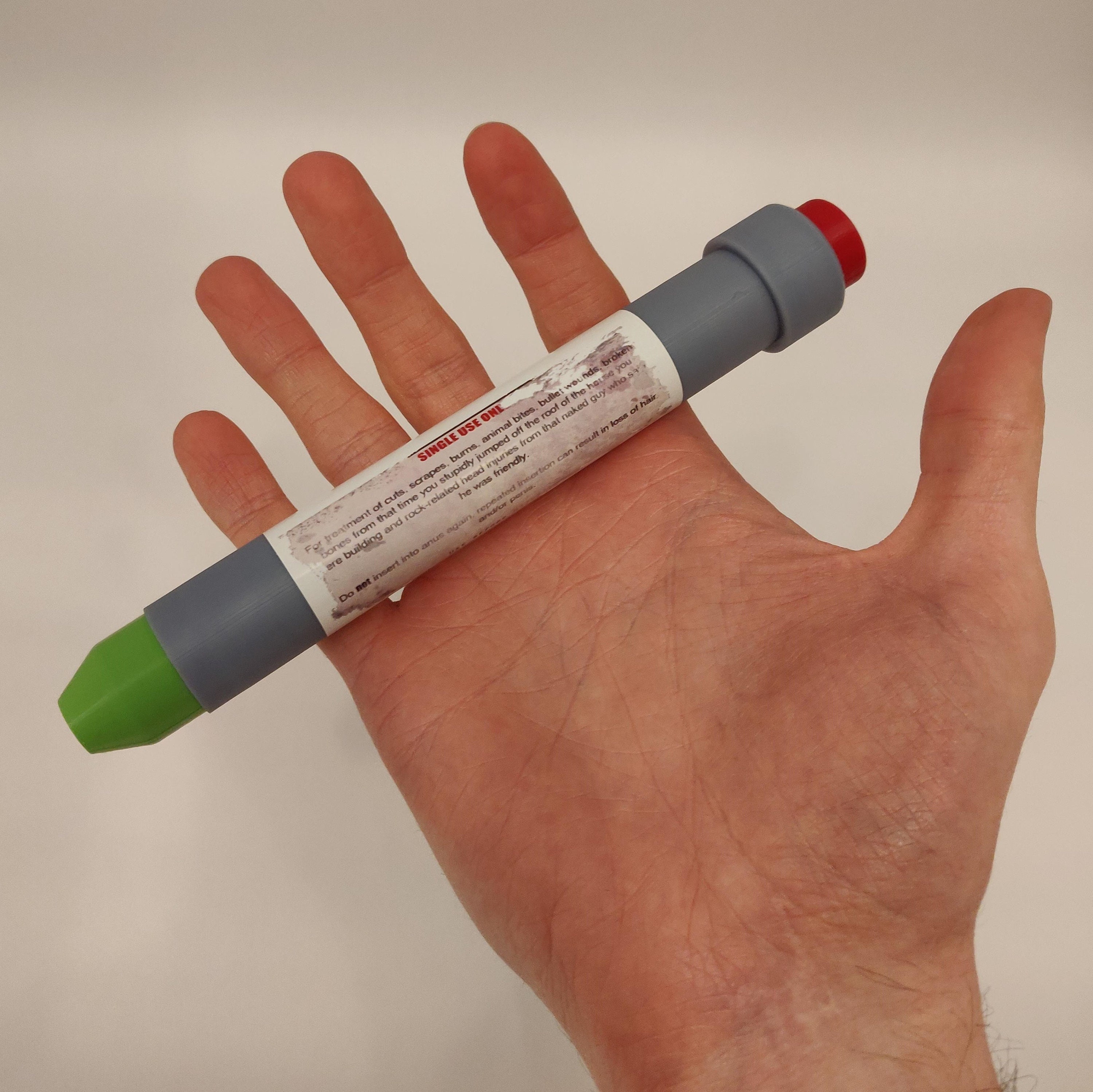 Rust Game Medical Syringe Ballpoint Clicker Pen Gift for Rust Player