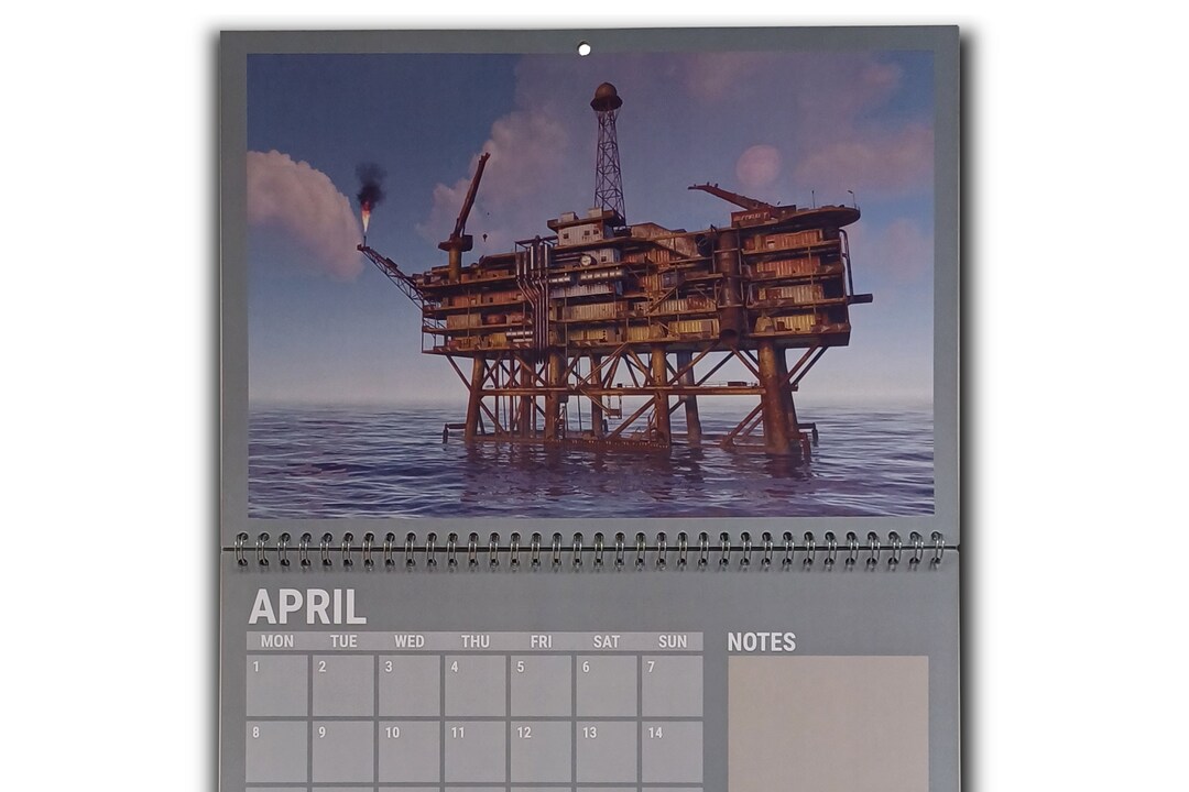 Rust Game 2024 Calendar Gift for Rust Player Rust Game Merchandise Etsy