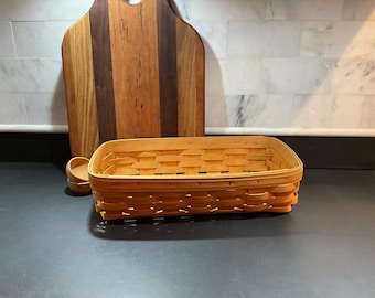 Longaberger Classic Handwoven Bread Basket #14737