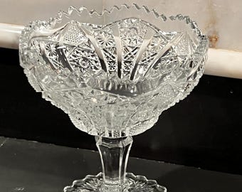 Imperial Glass Bellaire Compote | Vintage Crystal Jelly Dish