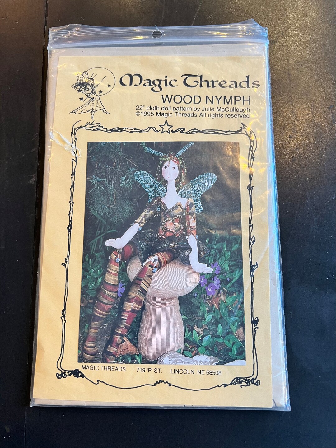 Pattern for 22 Cloth Doll Magic Threads Wood Nymph Vintage 1995 Pattern ...