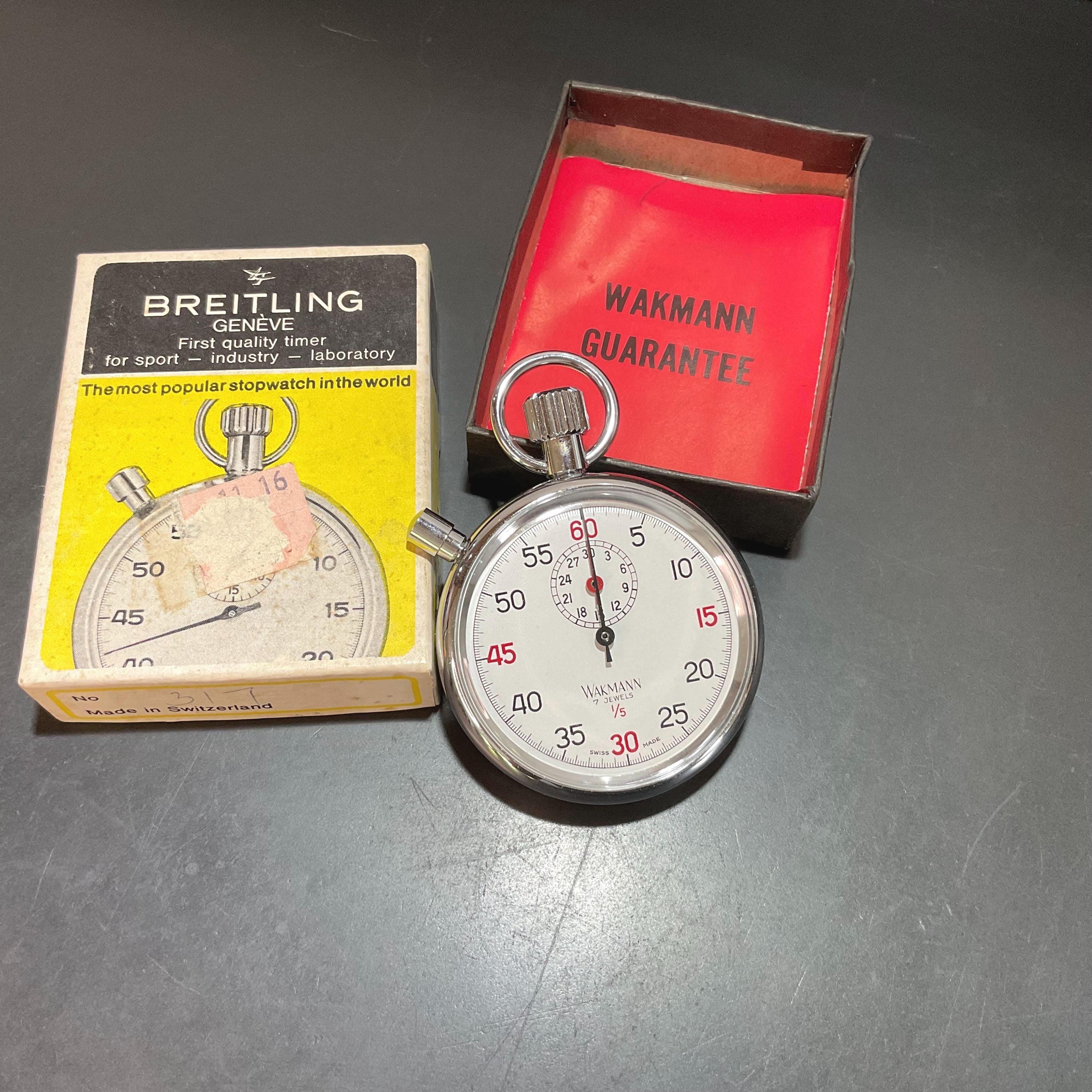 Swiss Made Stopwatch - Etsy