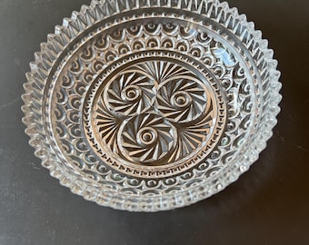 Decorative “Aristocrat” Shallow Trinket Bowl by Fostoria