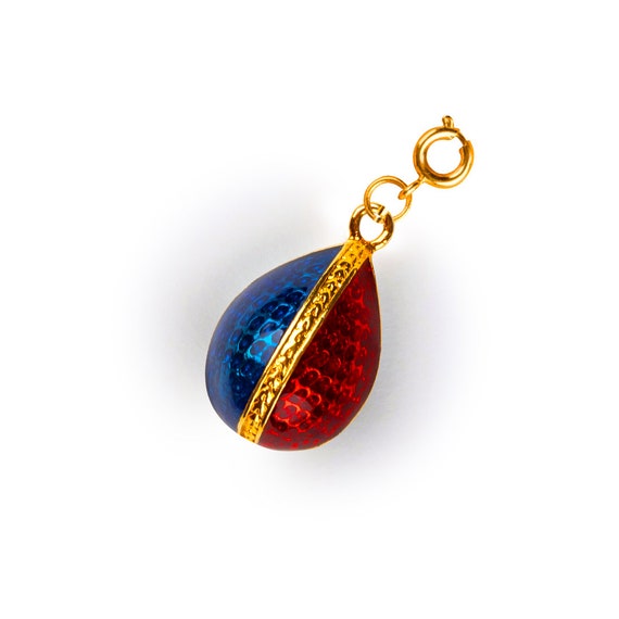 Faberge Egg Style Colorful Pendant 