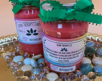 Coconut, Mango & Papaya, Watermelon, Blackberry Apple, and more! All Soy Wax Candles with Long Lasting Burn