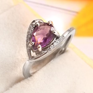 Amethyst Ring, 925 Silver Amethyst Ring, Amethyst Silver Rings For Women, Sterling Silver gemstone rings, Popular Ring, Silver Jewelry, Gift