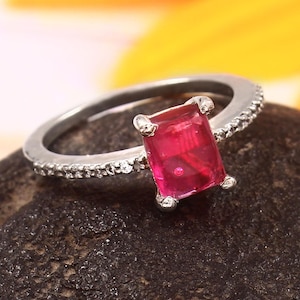 Natural Pink Topaz Ring For Gift, 925 Sterling Silver Ring For Women, Pink Gemstone Ring For Engagement Gift, Designer Ring, Gift For Her