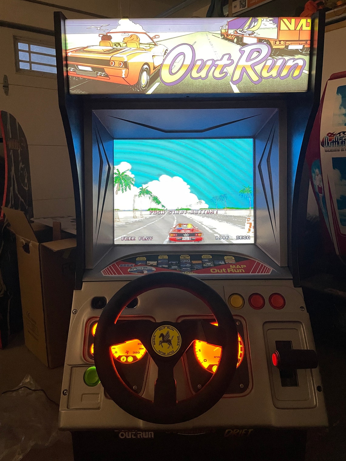 DIY Outrun Monitor Bezel Digital File for Outrun Arcade1up Etsy Canada