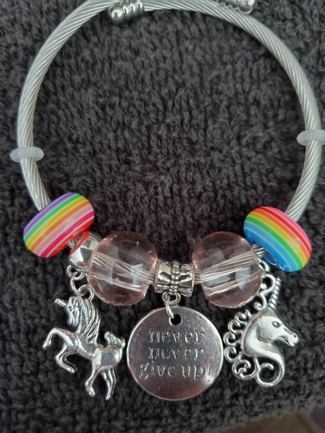 Kids unicorn bracelet Etsy