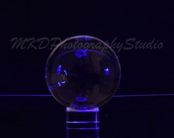 Abstract Crystal Ball Photography- Light Painting- Instant Download Photography Home Décor