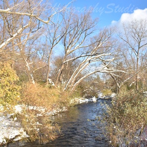 Paint Creek River in Metro Detroit Area- Instant Download Photography Home Décor