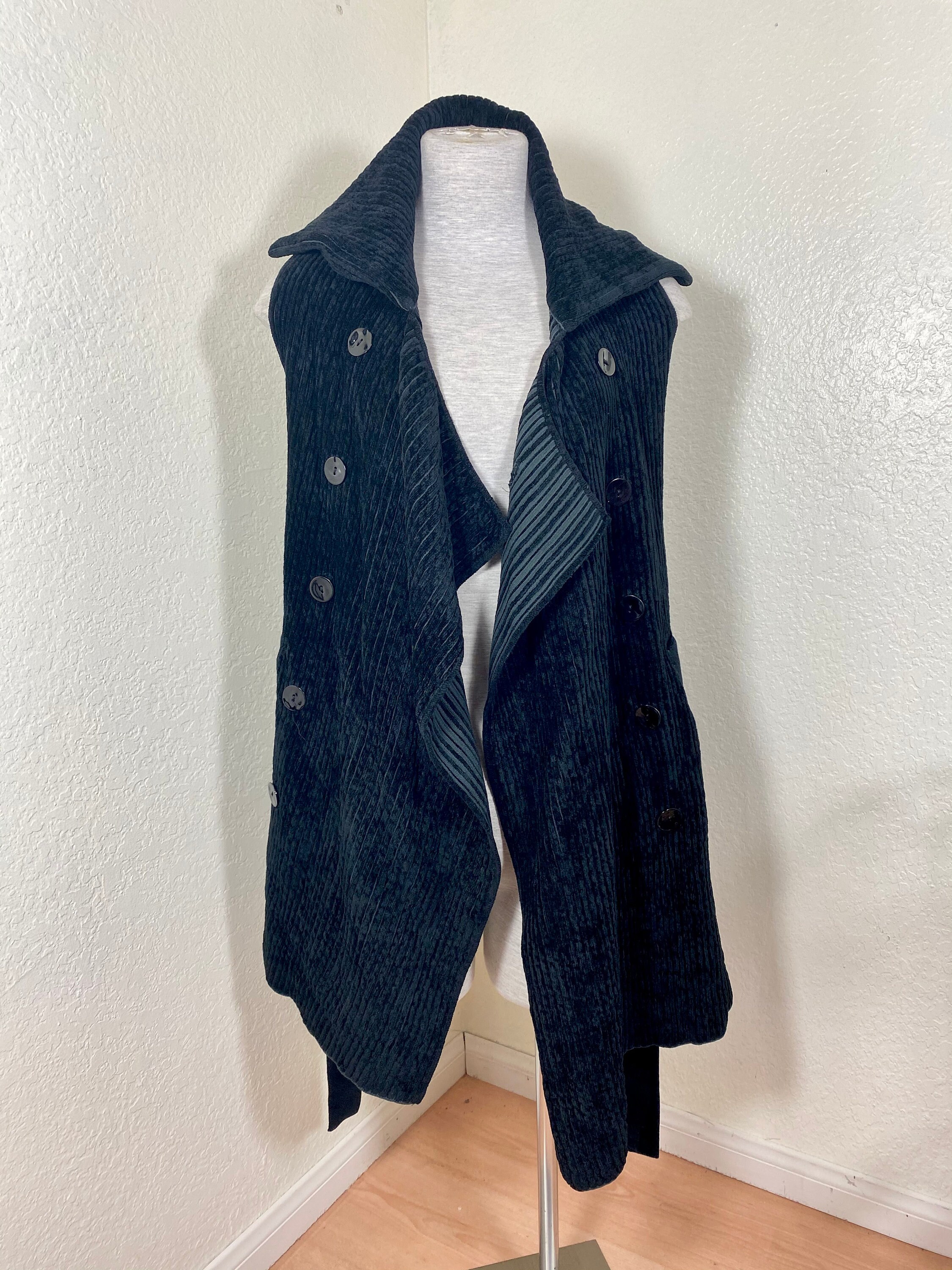 Vintage Jean Paul Gaultier Black XS Small Vest Top Blouse xs Small 2 3 4