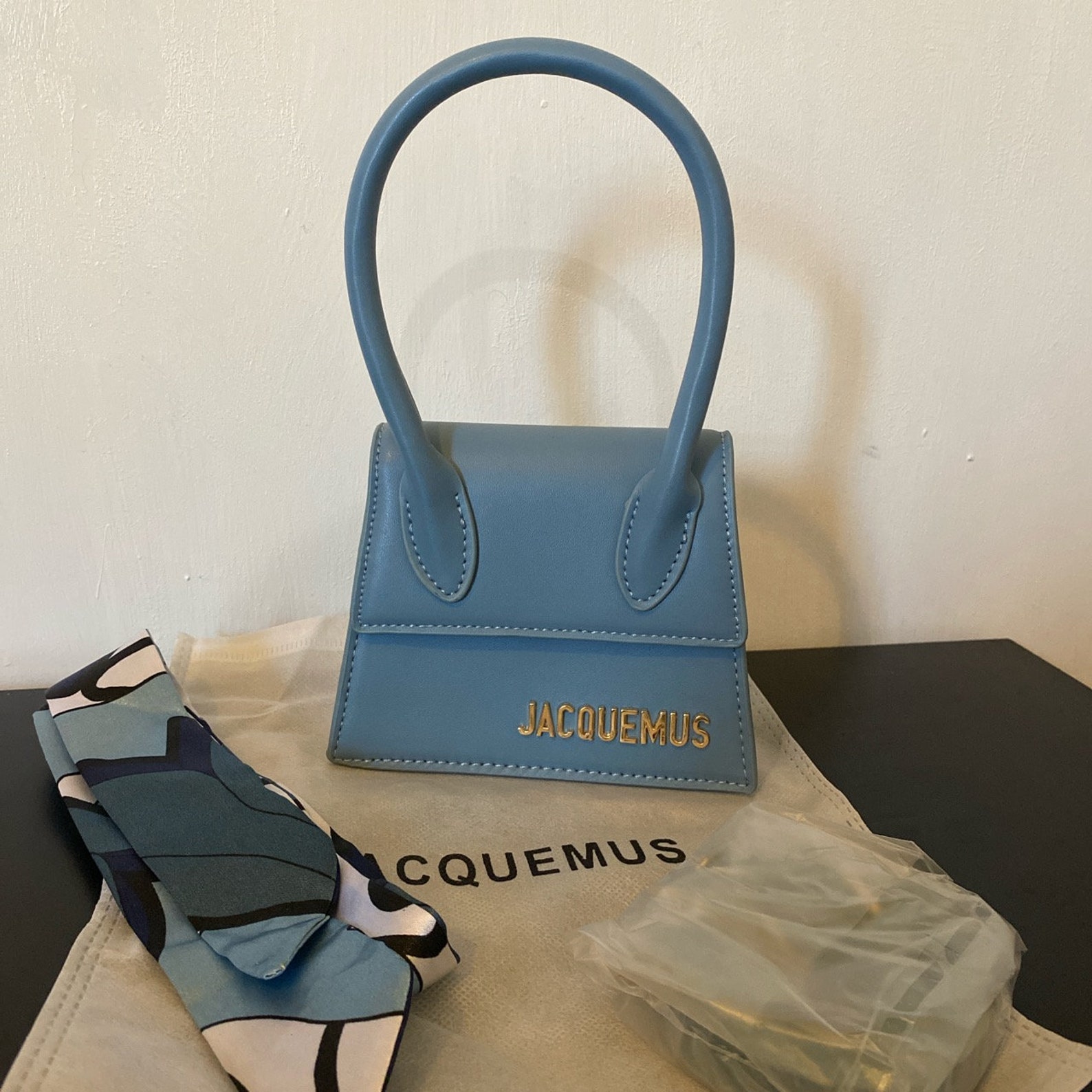 Jacquemus Small High Quality Baby Blue Bag for Women Etsy