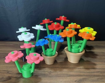 3D Printed *LEGO-Inspired* Flowers