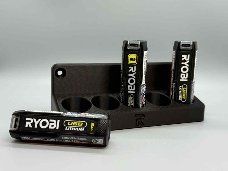 Ryobi USB Lithium Battery Wall Mounted Holder image 5