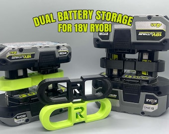 Ryobi Dual Battery Storage
