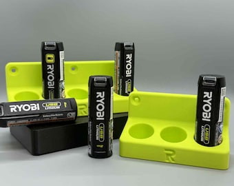 Ryobi USB Lithium Battery Wall Mounted Holder