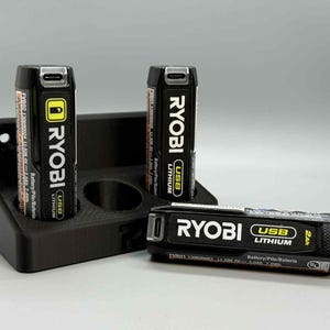 Ryobi USB Lithium Battery Wall Mounted Holder image 4