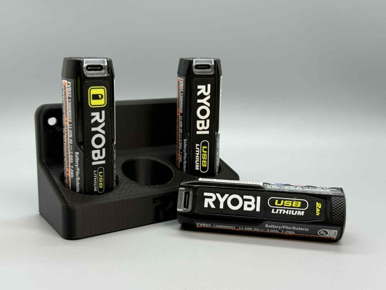 Ryobi USB Lithium Battery Wall Mounted Holder image 4