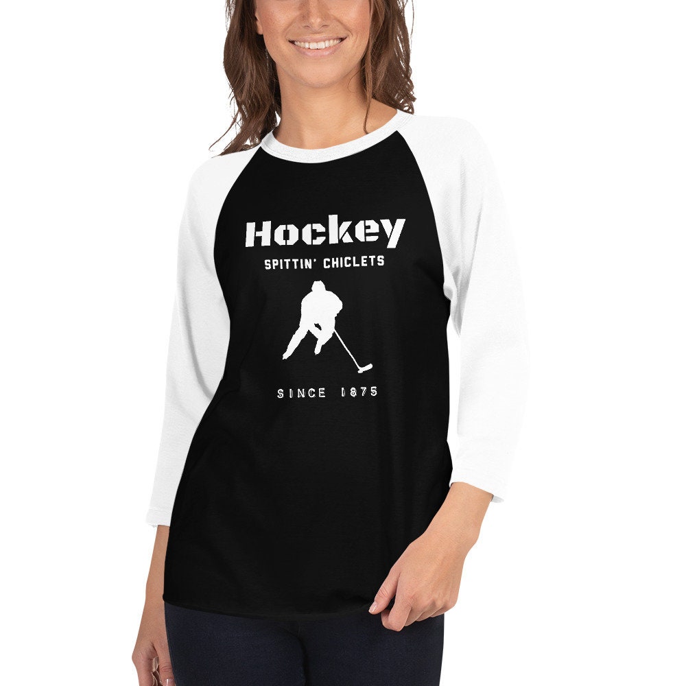Spittin Chiclets Authentic Hockey Jersey | Spittin' Chiclets Black