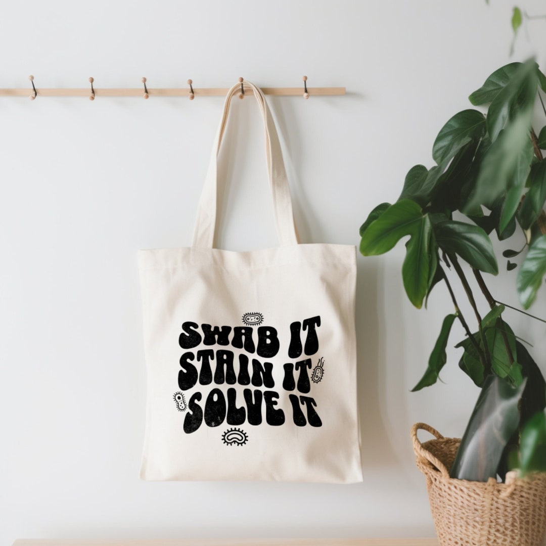Microbiology Tote Bag Funny Bacteria Tote Bags Gift for Etsy