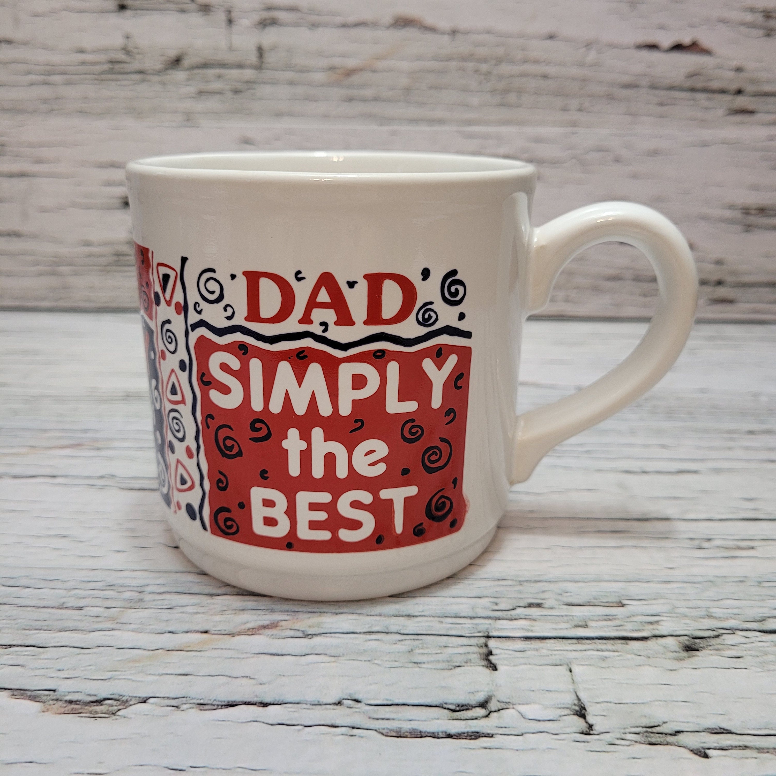 Dad Simply The Best Coffee Mug Father's Day Gift Gift Etsy