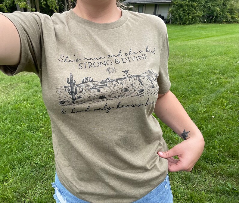 Shes Mean and Shes Kind Zach Bryan Country Concert Shirt Etsy