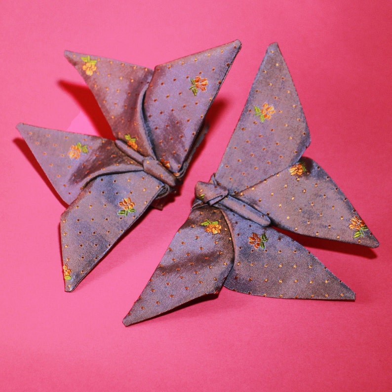 Origami Papillon Farfalla Orgoglio & Pregiudizio, Unico, Originale, Fatto a Mano immagine 5