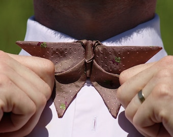 Origami Butterfly Bow Tie - Make Them Pink, Unique, Original, Handmade