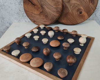 Drawer Knobs Pulls Wooden Handcrafted Walnut, Cherry, Chestnut, Oak, Beech, Ash | Bulk Orders Available