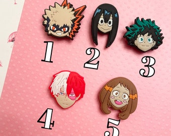 pix Anime Croc Charms Mha my hero academia charm etsy