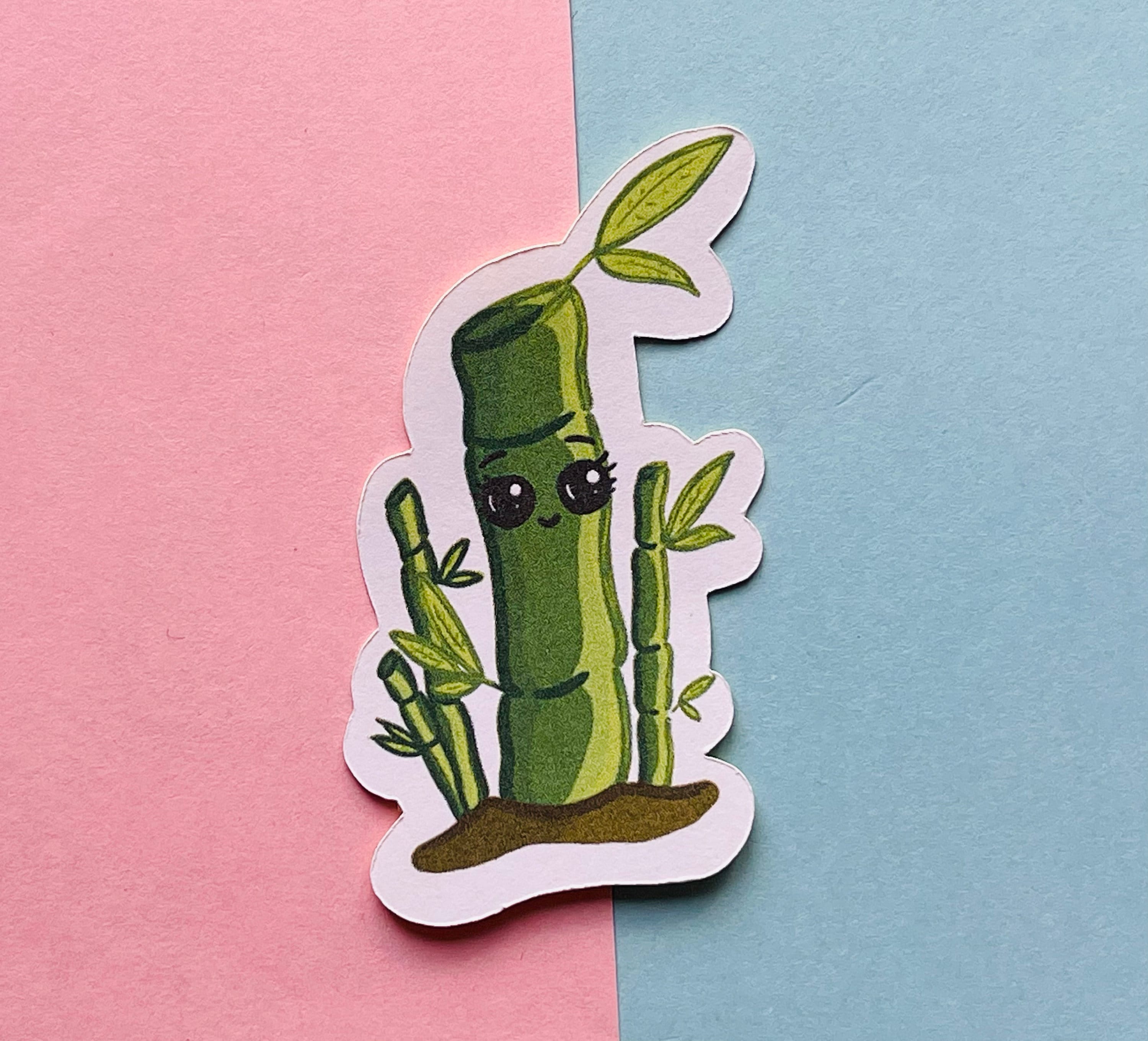 Cute Bamboo Sticker Pack Bamboo Sticker Etsy