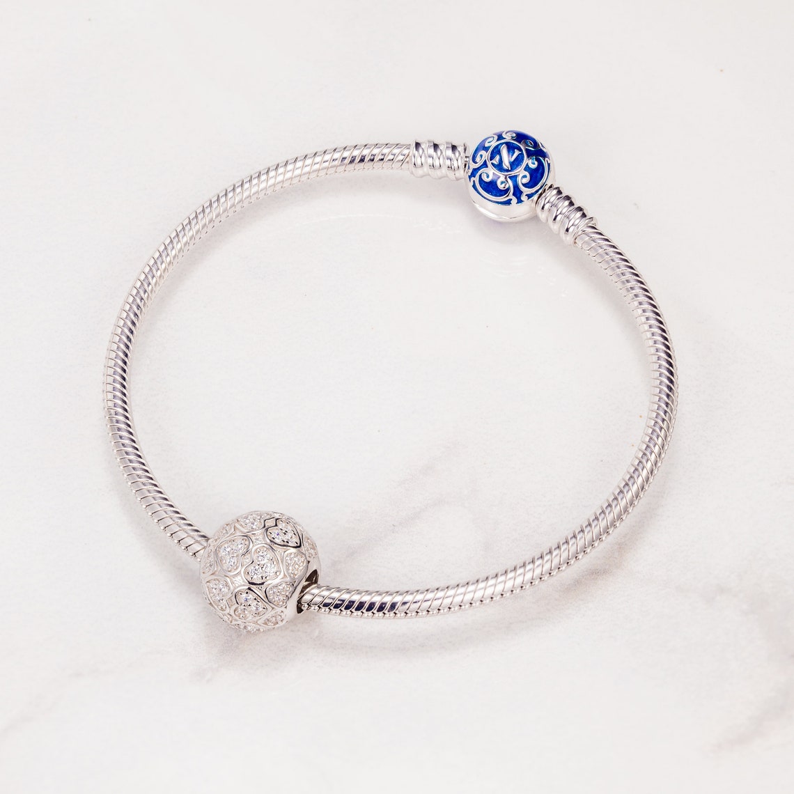 Pandora Charms Hearts All Over Charm 925 Sterling Etsy