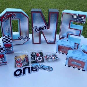 Race Car Birthday Party, Race Car Birthday, Race Car Party, Race Car Decorations, Fast One, One birthday