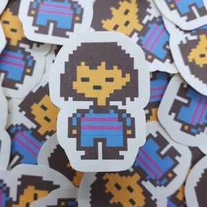 Undertale Frisk And Chara Soul Of Determination Charm Beaded Etsy