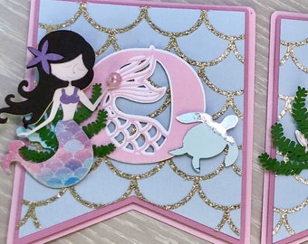 Mermaid Highchair Banner: Under the Sea Party Decor