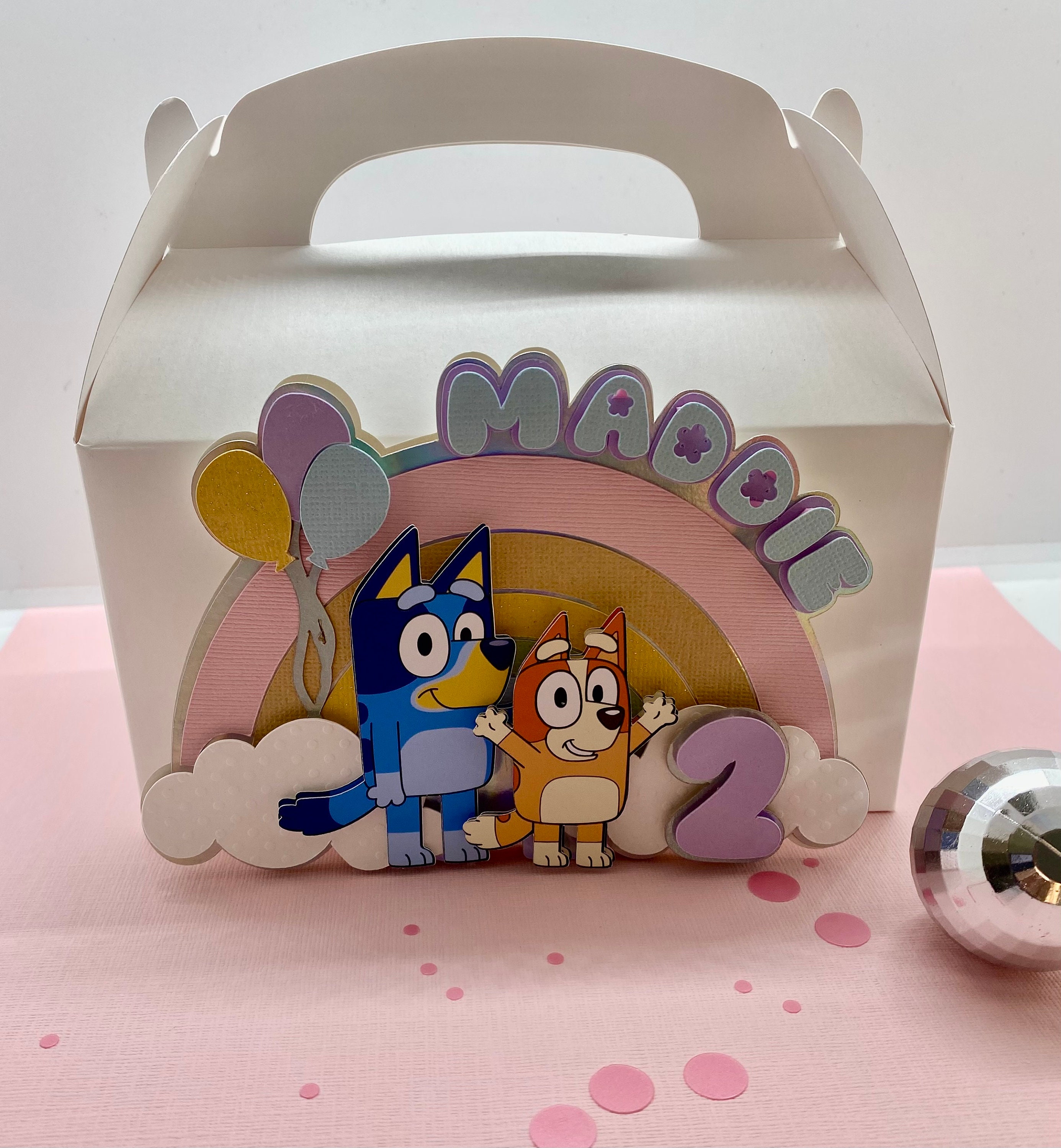 Vibrant Bluey Treat Boxes