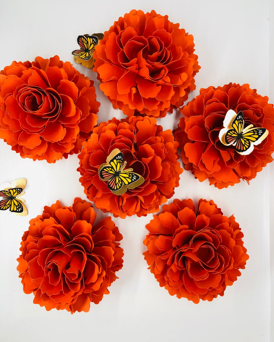 Paper Marigolds, Ofrenda, Día De Los Muertos, Fiesta Flores, Fiesta