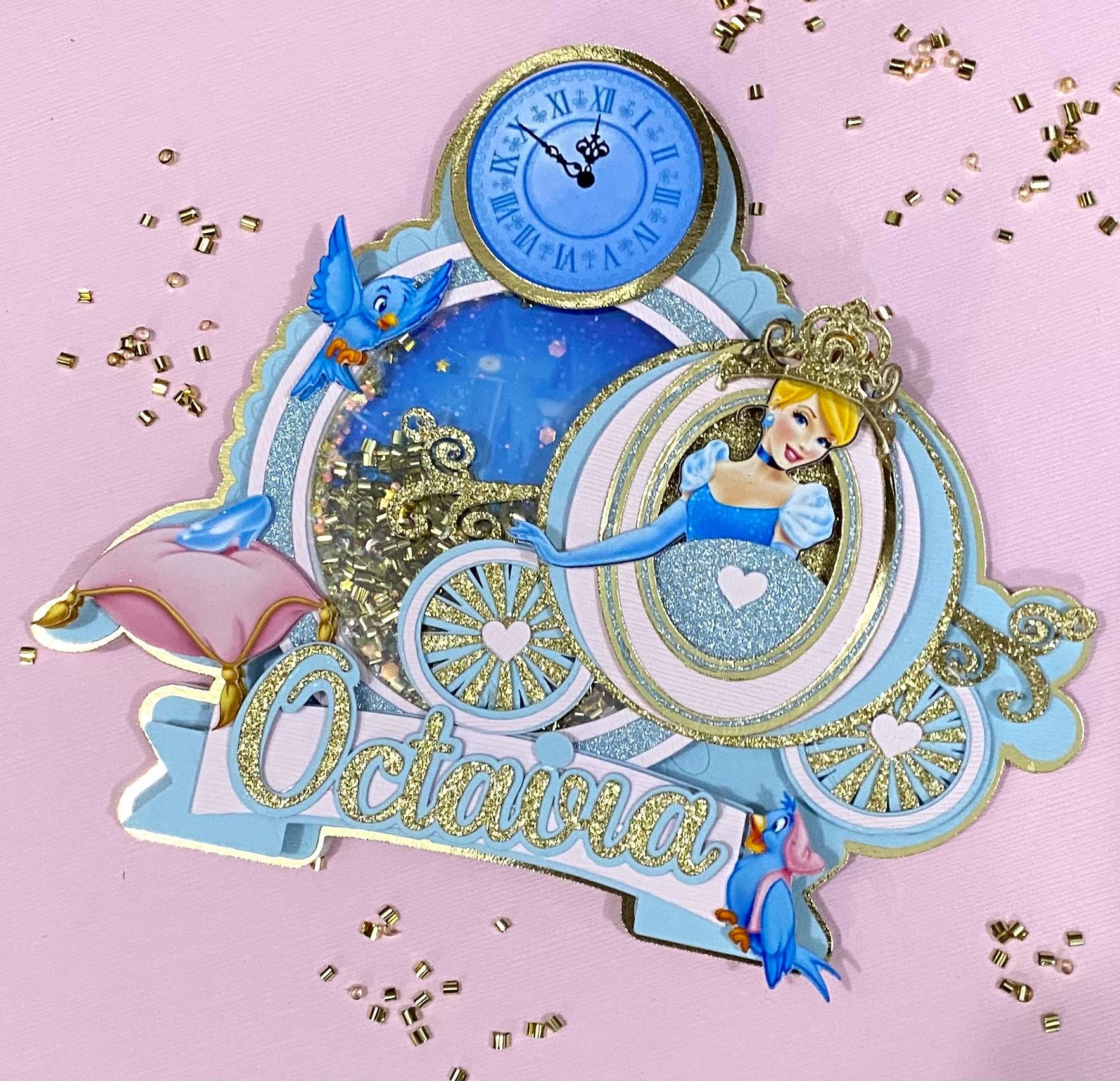 Personalized Cinderella Cake Topper: Princess Birthday Party Decor - Etsy